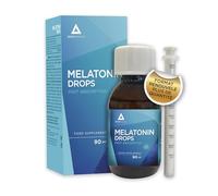 Melatonine Fort Liquide 1,9mg | Mélatonine 90ml pour 36 nuits | Prévient l'insomnie | Effet rapide et durable | Sommeil profond réparateur | Jet Lag | Dosage facile | Bodyathlon