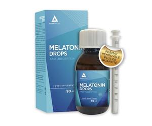 Melatonine Fort Liquide 1,9mg | Mélatonine 90ml pour 36 nuits | Prévient l'insomnie | Effet rapide et durable | Sommeil profond réparateur | Jet Lag | Dosage facile | Bodyathlon
