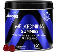 Melatonine Gummies - 120 Gummies Sommeil avec Tryptophane, Valériane et Vitamine B6 - Bien dormir, sommeil mélatonine, insomnie - Arôme naturel de canneberge - Pour les amateurs de gummies