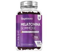 Melatonine Gummies - 120 Gummies Melatonine Vegan Faibles en Sucre - Complexe avec Passiflore & Vitamine B6 pour Adultes - sans Gluten, Lactose ni Stéarate de Magnésium - Saveur Fruit de la Passion