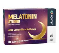 Mélatonine pour dormir avec Camomille et Valériane. Mélatonine forte, 1 mg avec 360 minicomprimés. Compléments pour dormir, Melatonine Pura, régule cycle Sommeil et réduit les symptômes du Jet Lag