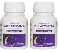 MÉLATONINE PURE EXTRA FORTE (Stock Pour 12 Mois) | Supplément Pour Sommeil À Libération Prolongée | 365 Cpr. Haute Dose De 1 MG. De Mélatonine | Sans Gluten Et Lactose | Facile À Avaler (Lot de 2)