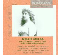 Melba,Nellie - Abschiedskonzert 8.Juni 1926