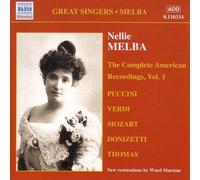 Melba Nellie - Enregistrements Americains /Vol.1