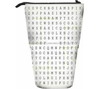 Melbrakin Boîte de Rangement pour stylos avec Fermeture éclair pour Femmes, Hommes, garçons, Filles, Mots-clés en surbrillance, Analyse des Lettres, Mots croisés.