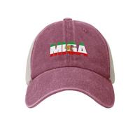 Melbrakin Casquette de Baseball en Maille Make Iran Great Again, Style Trucker rétro délavé, Respirante, Chapeau de Soleil