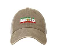 Melbrakin Casquette de Baseball en Maille Make Iran Great Again, Style Trucker rétro délavé, Respirante, Chapeau de Soleil