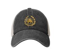 Melbrakin Casquette de Baseball rétro délavée avec Drapeau et Symbole du Lion et du Soleil iraniens, en Maille Respirante. Chapeau de Soleil.