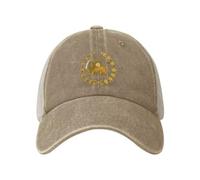 Melbrakin Casquette de Baseball rétro délavée avec Drapeau et Symbole du Lion et du Soleil iraniens, en Maille Respirante. Chapeau de Soleil.