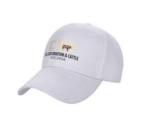 Melbrakin Casquette de Baseball Unisexe Grise Ctt Oil Exploration and Cattle, Taille 32