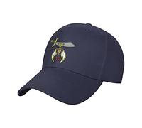 Melbrakin Casquette maçonnique Shriner pour Homme et Femme, Chapeau de Cowboy, Casquette de Camionneur, Casquette de Golf, Casquette de pêche