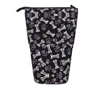 Melbrakin Dog Puppy Paw Trousse à Crayons télescopique Porte-Stylo Pochette à Crayons télescopique Papeterie, pour Le Bureau de l'école, Noël2, Taille Unique, Organisateur de Sac