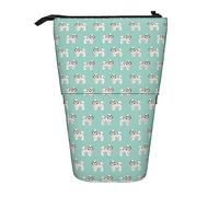 Melbrakin Étui à Crayons Shih Tzu, Pochette à Crayons, étui à Crayons télescopique, Porte-Crayons, Sac à stylos