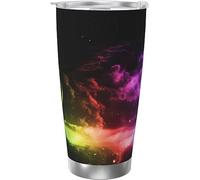 Melbrakin Fantasy Night Stars Nebula Galaxy Gobelet isolé sous vide en acier inoxydable, tasses à café de 20oz, tasse de voyage, tasse d'eau