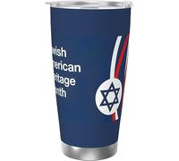 Melbrakin Gobelet isolé sous vide en acier inoxydable, mois du patrimoine juif américain, tasses à café de 20oz, tasse de voyage, tasse d'eau