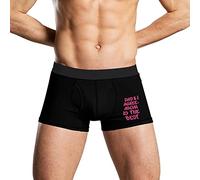 Melbrakin Papa et Moi Sommes d'accord Que Maman est Le Meilleur Boxer Confortable pour Hommes avec Ceinture élastique sous-vêtements pour Hommes à séchage Rapide