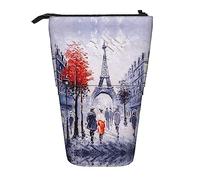 Melbrakin Paris City Tree Tour Eiffel Art Trousse à Crayons télescopique Porte-Stylo Pochette à Crayons télescopique Papeterie, pour Bureau Scolaire, Noël2, Taille Unique, Organisateur de Sac