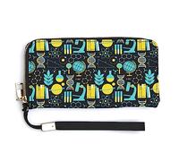 Melbrakin Porte-Monnaie pour Femmes Portefeuilles Grande capacité Sac à Main à glissière Sac à Main pour Filles Dames Compatible avec Les Sciences Maths Physique Chimique Biologie Portefeuille