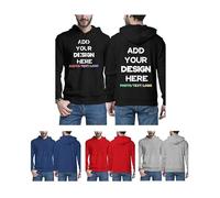Melbrakin Sweat à Capuche personnalisé Concevez Votre Propre Sweat-Shirt personnalisé Ajouter Un Logo Image Texte Impression Recto Verso Cadeaux personnalisés pour Petit ami Mari Fils