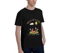 Melbrakin T-Shirt Homme Manches Courtes en Coton « Réveillez-Vous, salopes, il est Temps de pécher »
