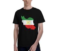 Melbrakin T-Shirt Humoristique pour Adolescents « Derafsh Kaviani » représentant Le Drapeau de l'empire sassanide défunt