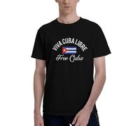 Melbrakin T-Shirt Humoristique Vintage rétro « Viva Cuba Libre » pour Cuba Libre