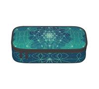 Melbrakin Trousse à Crayons avec icône de l'espace d'arbre, Grande capacité pour Filles et garçons, étui d'école et de Bureau en Polyester imprimé