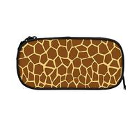 Melbrakin Trousse à Crayons imprimée Peau de Girafe, Pochette de Grande capacité, Porte-Stylo, Sacs à Crayons, boîte Organisateur à Fermeture éclair, Sac de Rangement de Maquillage cosmétique