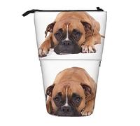 Melbrakin Trousse à Crayons pour Chien Boxer, Pochette à Crayons, Trousse à Crayons télescopique, Porte-Crayons, Sac à stylos