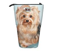 Melbrakin Trousse à Crayons télescopique Yorkshire Terrier Teacup Dog Pretty Girl