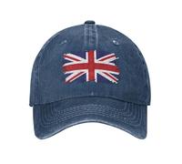 Melbrakin Union-Jack Drapeau Royaume-Uni Drapeau Chapeau pour Hommes Femmes Drôle Papa Tracker Chapeau Casquette de Baseball