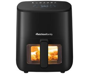 Melchioni 118340045 friteuse Unique 5 L 1500 W Friteuse d'air chaud Noir