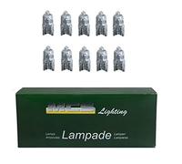 Melchioni 322199955 Lampe 12 V 10 W Halogène W2.1 x 9.5d, Lot de 10