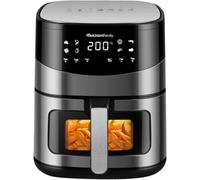 Melchioni Family | ARIANNA Friteuse à Air 6,5L avec Double Résistance | Air Fryer avec Écran LED, 8 Programmes, Minuterie, Panier avec Fenêtre, 2000W