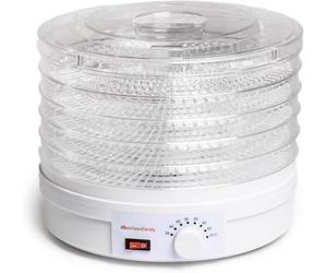 Melchioni Family | Déshydrateur Électrique BABELE, Déshydrateur Alimentaire Polyvalent, 5 Plateaux Empilables et Amovibles, Puissance 250W, Température Réglable 40-70°C