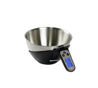 Melchioni Family EQUILIBRA, Balance de Cuisine Digitale, Balance Électronique avec Bol, Haute Précision, Mesure des Liquides, Capacité 5 kg / 2 L, Pieds Antidérapants, Écran LCD