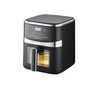 Melchioni Family | Friteuse à Air Emma New 5L, 8 Programmes, Écran Tactile, 1500W, Température 80-200°C, Revêtement Antiadhésif, Compacte avec Contrôle Visuel