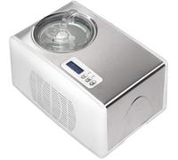 Melchioni Family | Machine à Glacée FROSTY, Sorbetière Turbine a Glace Automatique, en 60 Minutes, Refroidissement Automatique, 150W, Capacité 1,5 L, Crème Glacée, Yaourt et Sorbets, Blanc