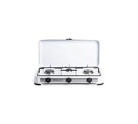 Melchioni Family Minerva 3 | Réchaud à Gaz 3 Feux - Structure en Acier Émaillé, Grilles et Brûleurs Amovibles, Réglage de la Flamme, Puissance 2,9 kW