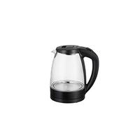 Melchioni Family MR BOIL, Bouilloire Électrique sans fil en verre, Carafe 1,7 litres, Arrêt automatique, Indicateur de niveau d’eau, Filtre amovible et lavable, Puissance 2200 W