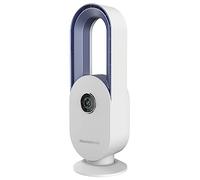 Melchioni Family | Turmventilator ohne Flügel mit 3 Geschwindigkeiten und 3 Modi, leiser Ventilator mit LCD-Touchscreen-Display, 15-Stunden-Timer, Weiß