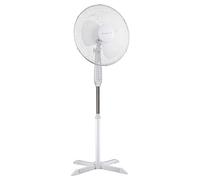 Melchioni Family | Ventilatore a Piantana con 3 Velocità, Ventola a 3 Pale Diametro 40 cm, con Funzione di Oscillazione, Colore Bianco
