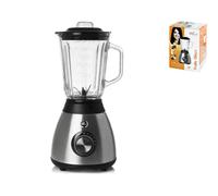 Melchioni Family | Blender Électrique 600W avec Carafe en Verre de 1,5L et 6 Lames en Acier Inoxydable - Polyvalent, Puissant et Facile à Utiliser