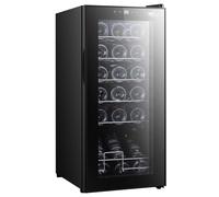 Melchioni Vermentino 18 C Refroidisseur de vin compresseur Pose libre Noir 18 bouteille(s) Noir G