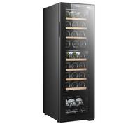 Melchioni Vermentino 27 C Dual Refroidisseur de vin compresseur Pose libre Noir