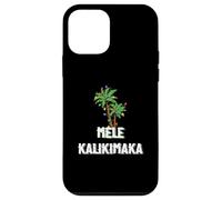 Mele Kalikimaka Christmas Hawaiian Palm Tree Xmas Lights Coque pour iPhone 12 Mini
