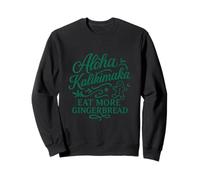 Mele Kalikimaka Eat More Gingerbread Hawaii Xmas Vibrations Sweatshirt