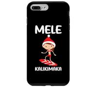Mele Kalikimaka Hawaiian Christmas Surf Enfants Filles Hawaï Coque pour iPhone 7 Plus/8 Plus
