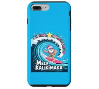 Mele Kalikimaka Père Noël hawaïen Surfeur Coque pour iPhone 7 Plus/8 Plus