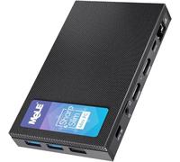 MeLE Mini PC Quieter 4C - Processeur N150 de 12e génération, PC sans Ventilateur, 16 Go de mémoire, 512 Go de Stockage, avec Windows 11 Pro, Wi-FI 2.4/5G, USB-C Multifonction, Affichage Triple 4K